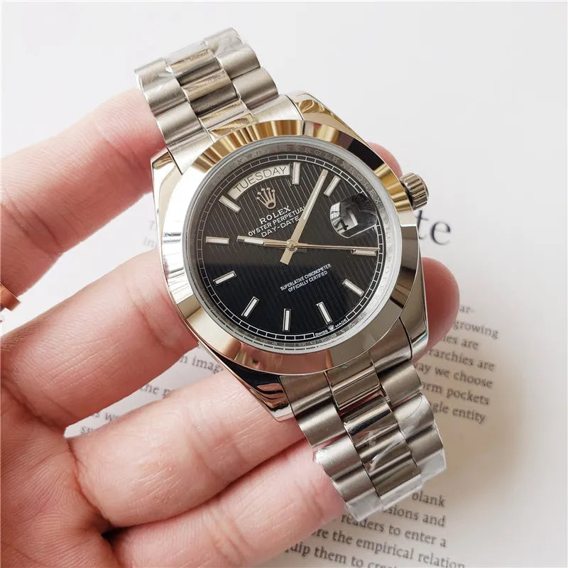 Rolex Day-Date 40 Black Dial - Hình 8