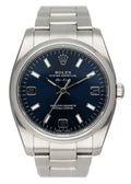 steel Rolex Air-King Blue Dial