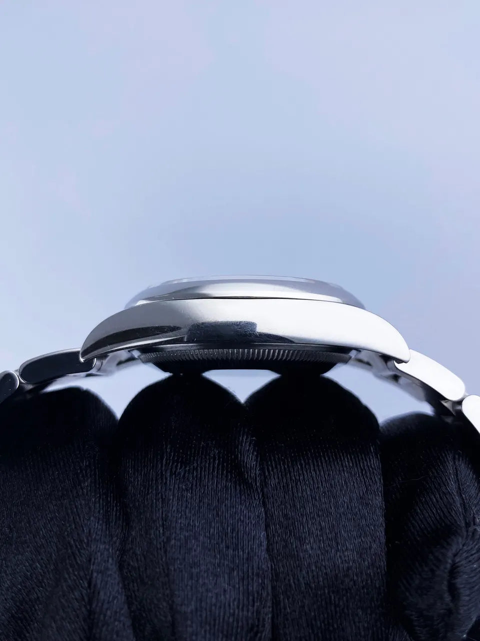steel Rolex Air-King Blue Dial - Hình 5