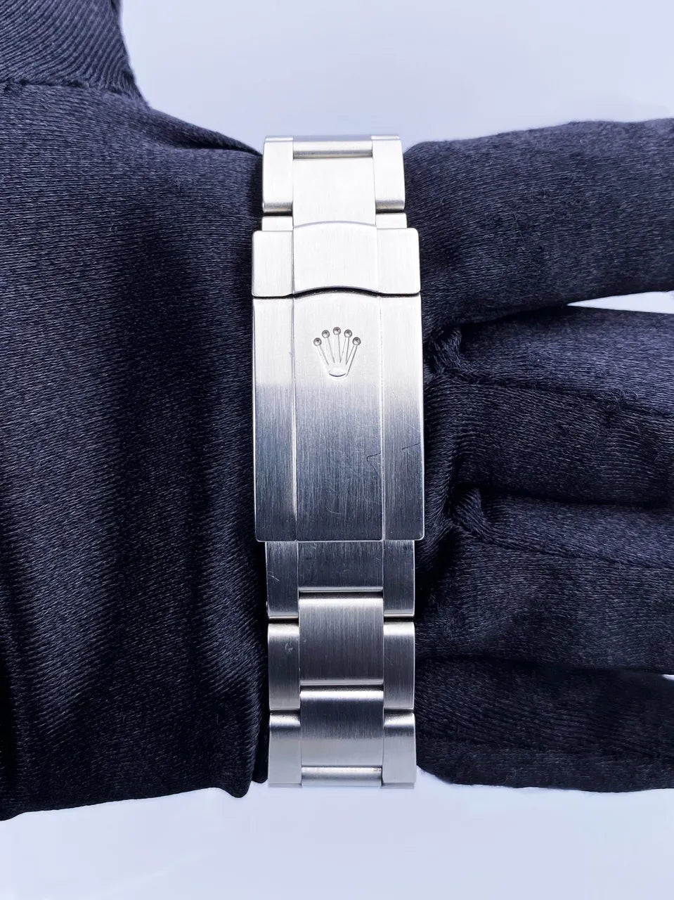 steel Rolex Air-King Blue Dial - Hình 7