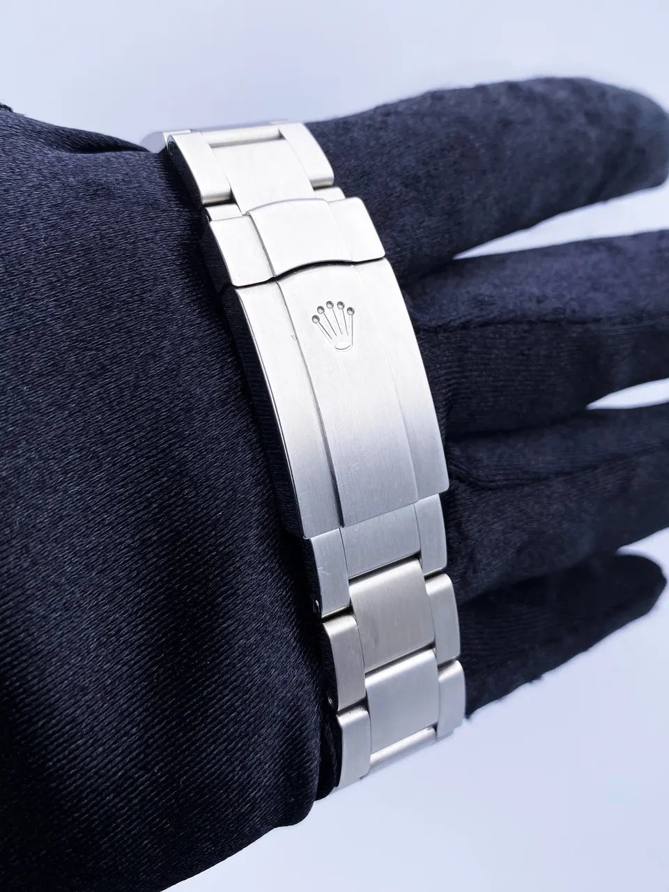 steel Rolex Air-King Blue Dial - Hình 6