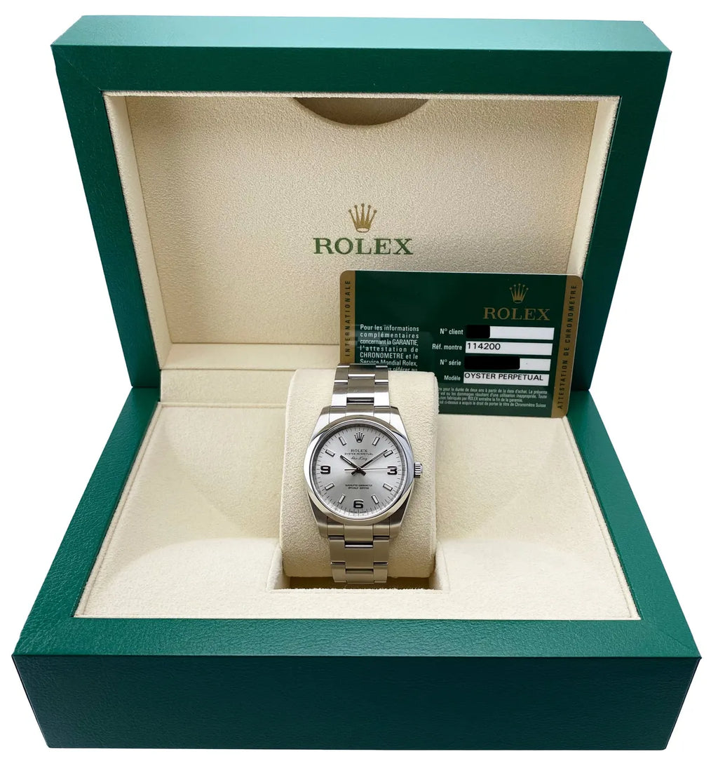 Rolex Air-King White Dial Stainless Steel - Hình 2