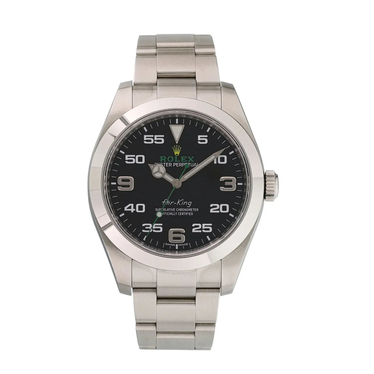 oyster Rolex Air-King Black Dial Steel