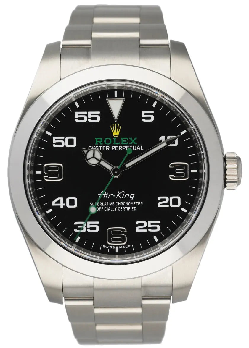 ref Rolex Air-King Black Dial Steel