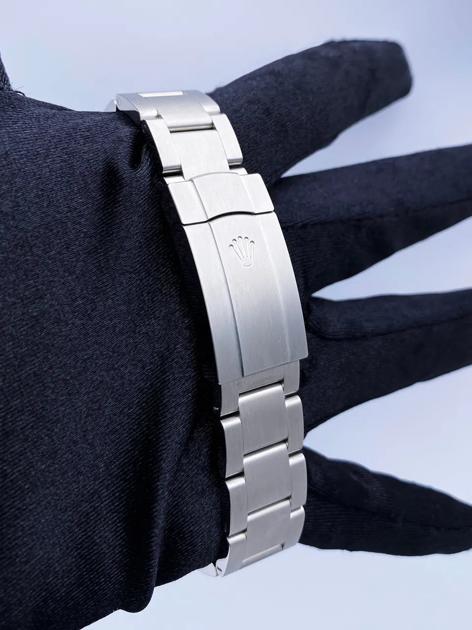 ref Rolex Air-King Black Dial Steel - Hình 7