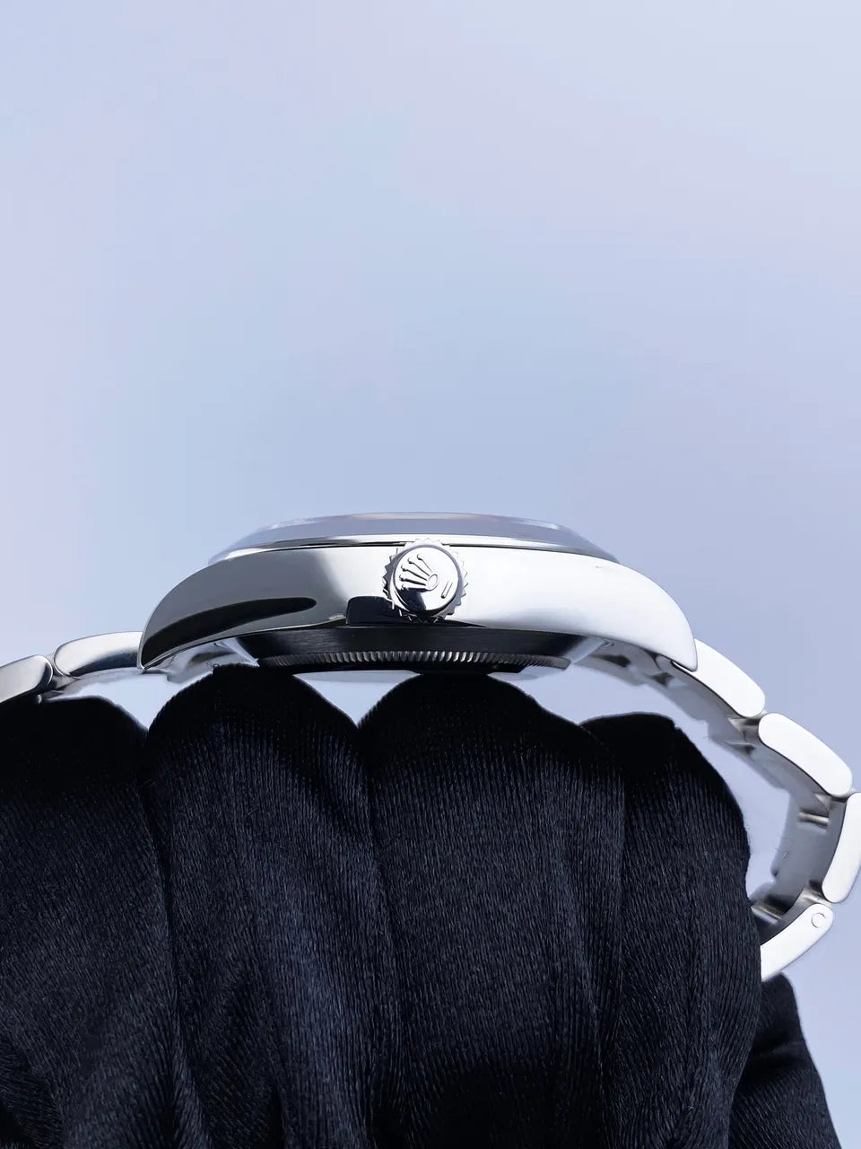 ref Rolex Air-King Black Dial Steel - Hình 5