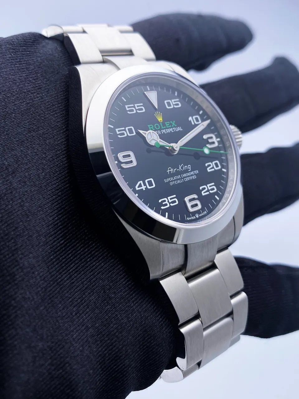 Rolex Air King Black - Hình 2