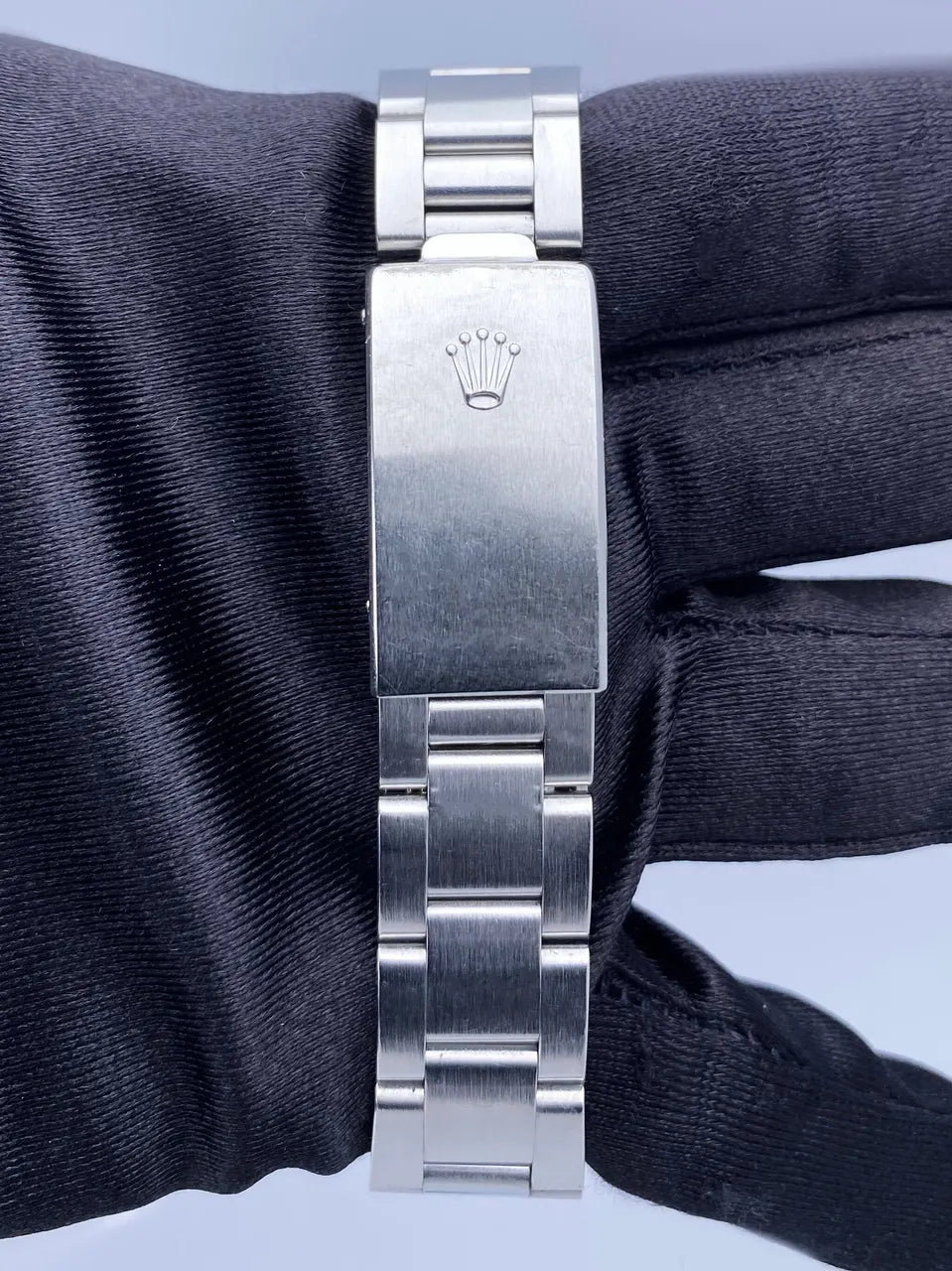stainless Rolex Air-King Blue Dial - Hình 7