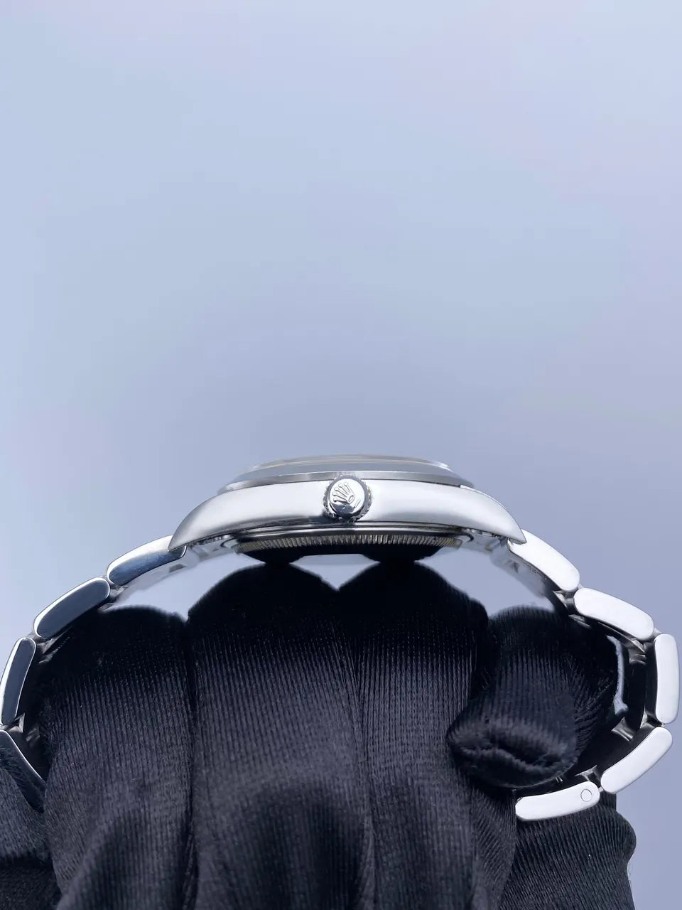 stainless Rolex Air-King Blue Dial - Hình 5