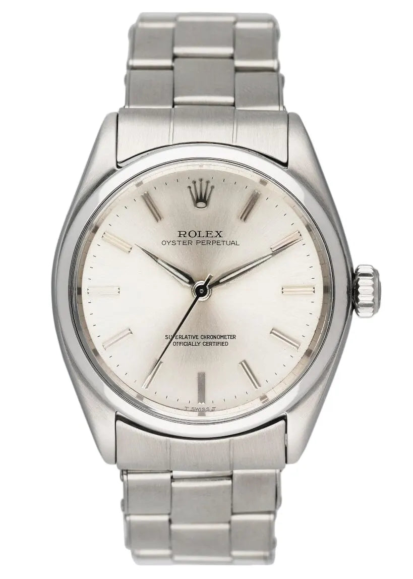 oyster Rolex Silver Dial Stainless
