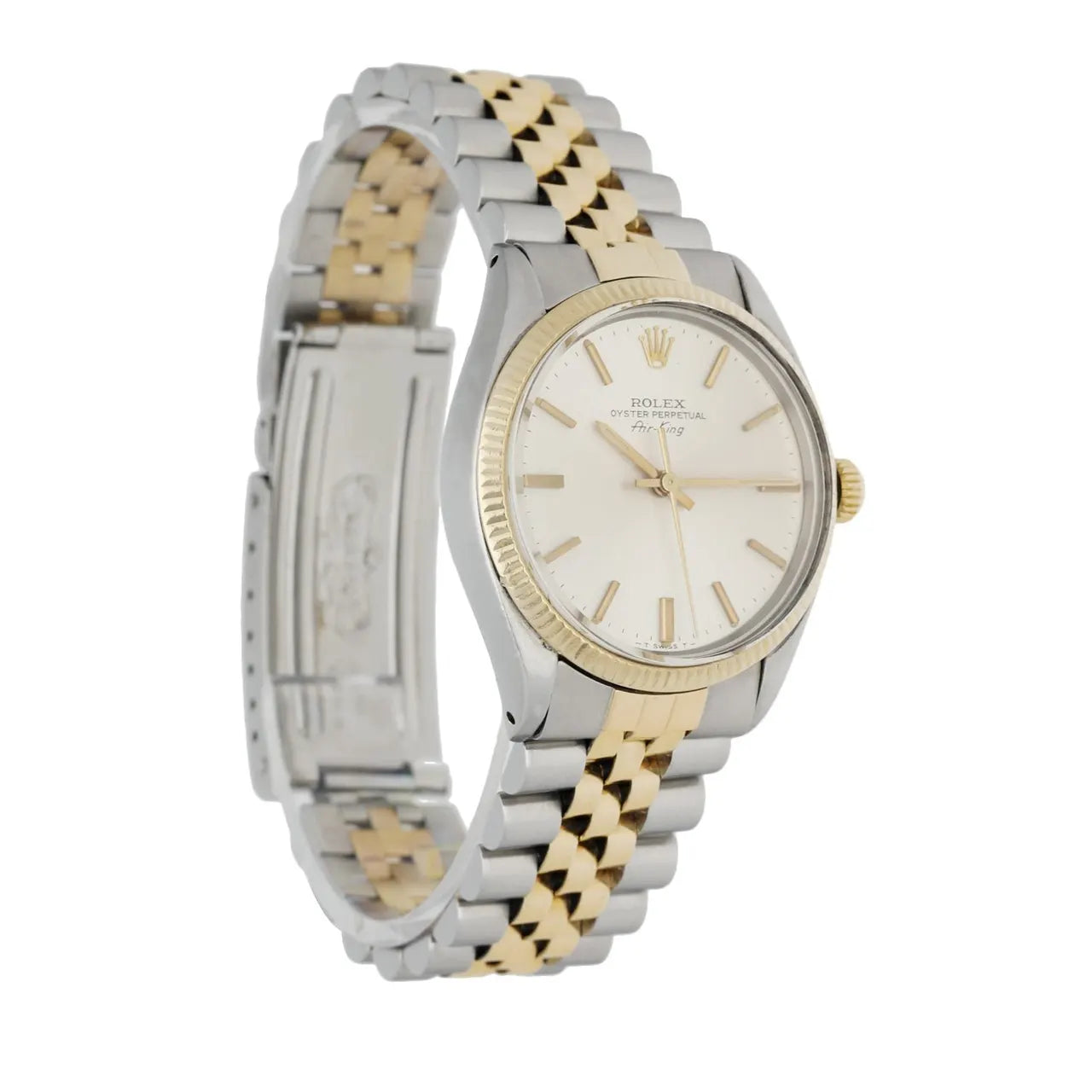 Rolex Air-King Two-Tone Silver Dial - Hình 2