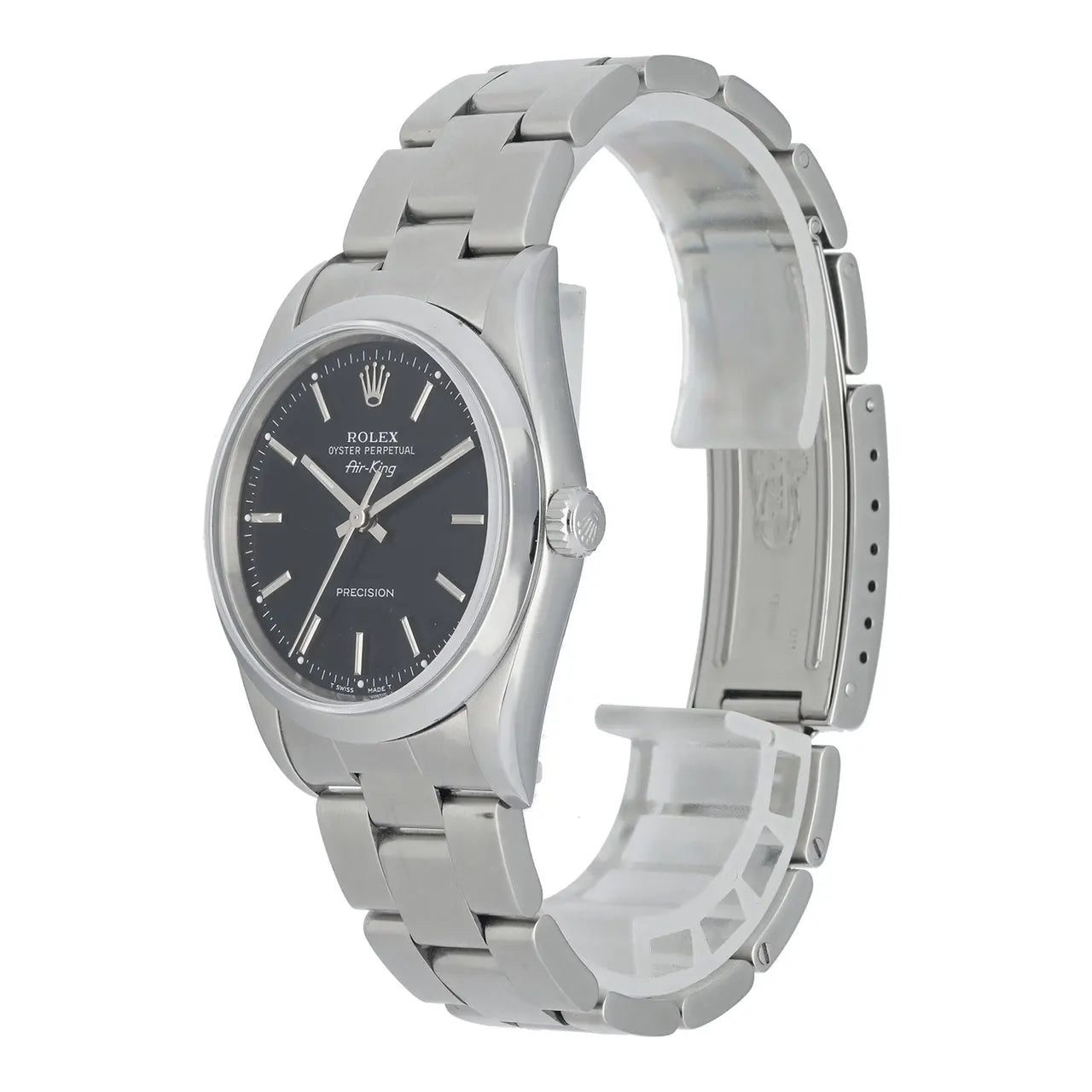 stainless steel Rolex Air-King Black Dial - Hình 2