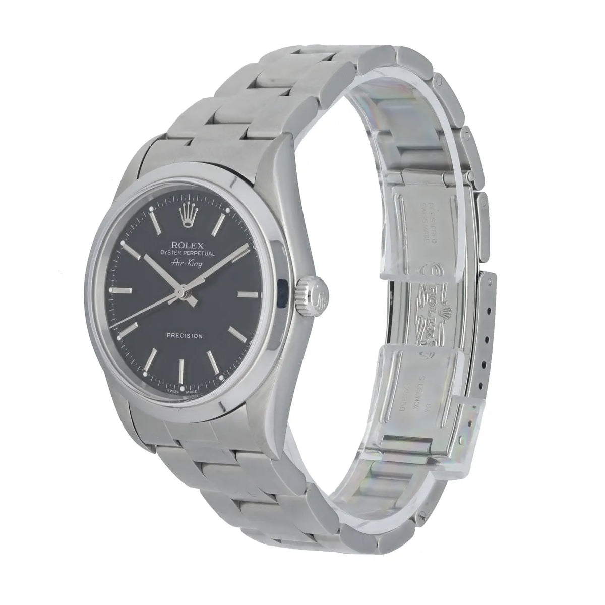stainless steel Rolex Air-King Black Dial - Hình 2