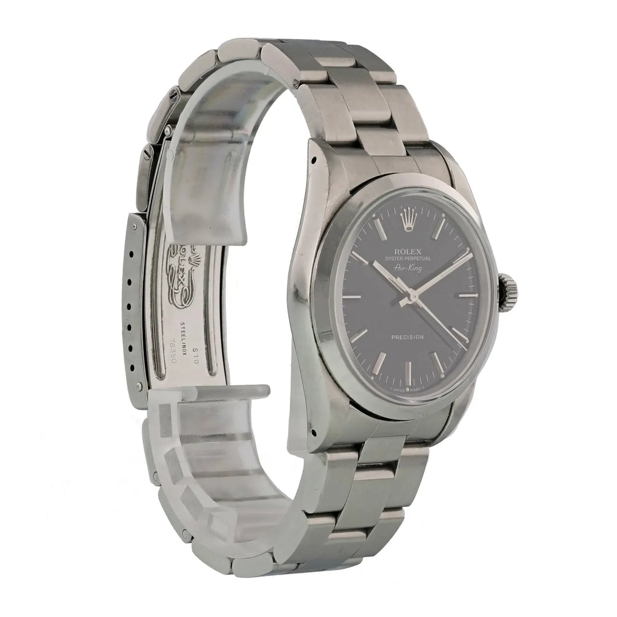 Vintage Rolex Air-King Black - Hình 4