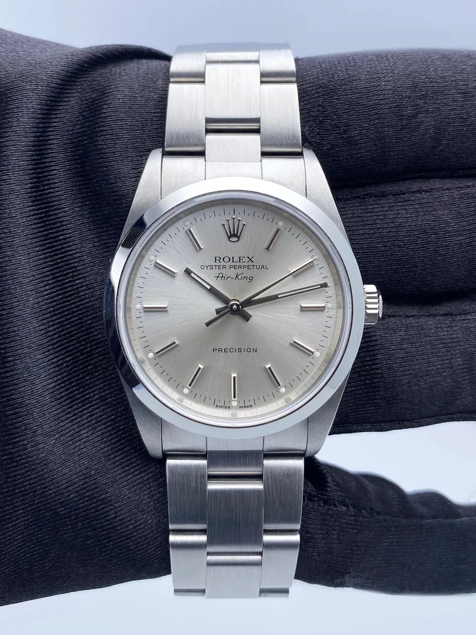 Rolex Air-King Silver Precision - Hình 3