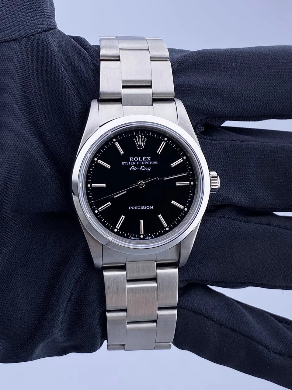 stainless steel Rolex Air-King Black Dial - Hình 2