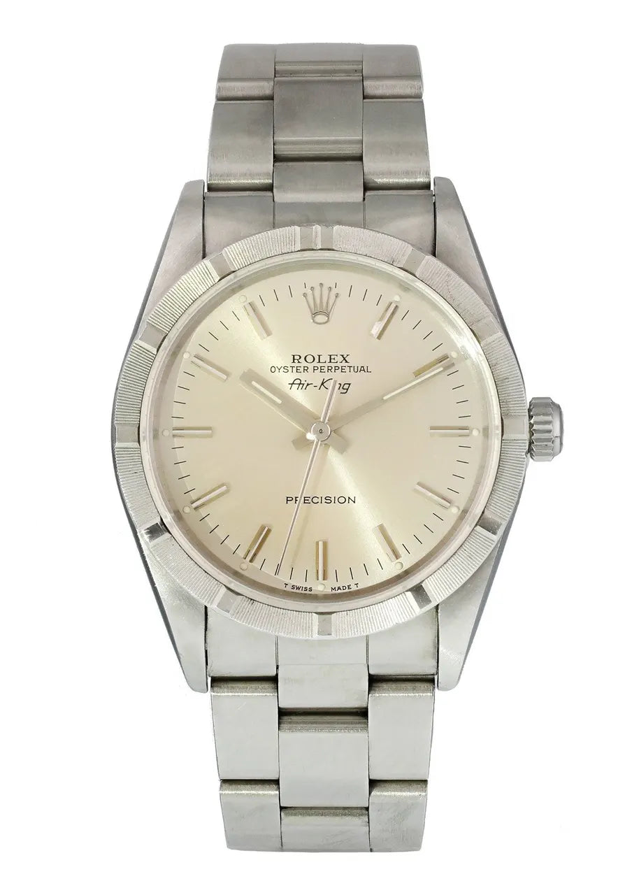 Vintage Rolex Air-King Silver Dial