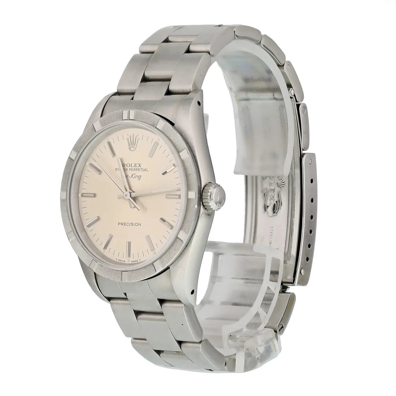 Rolex Air-King Silver Dial oyster - Hình 2