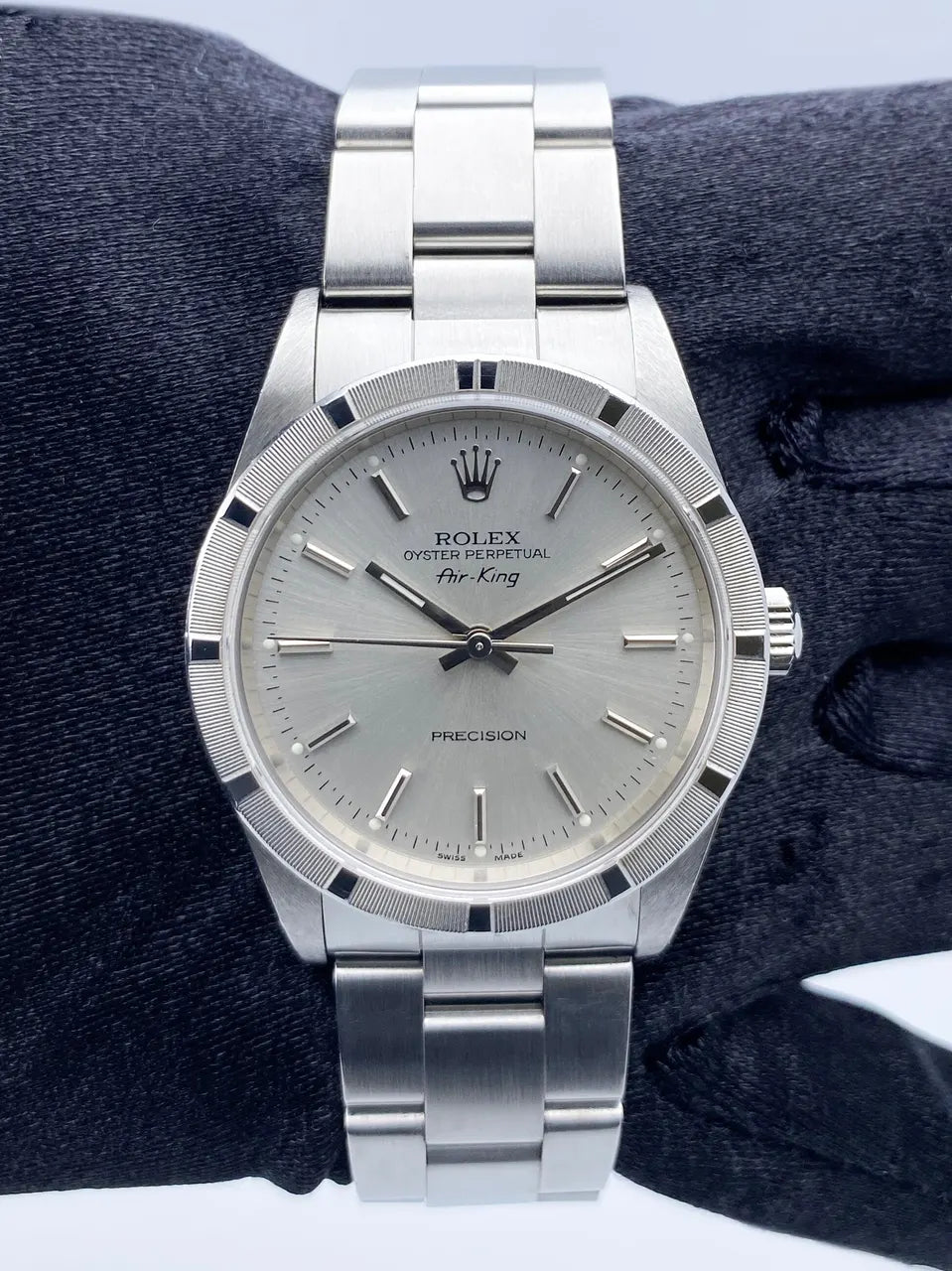 oyster Rolex Air-King Silver Dial