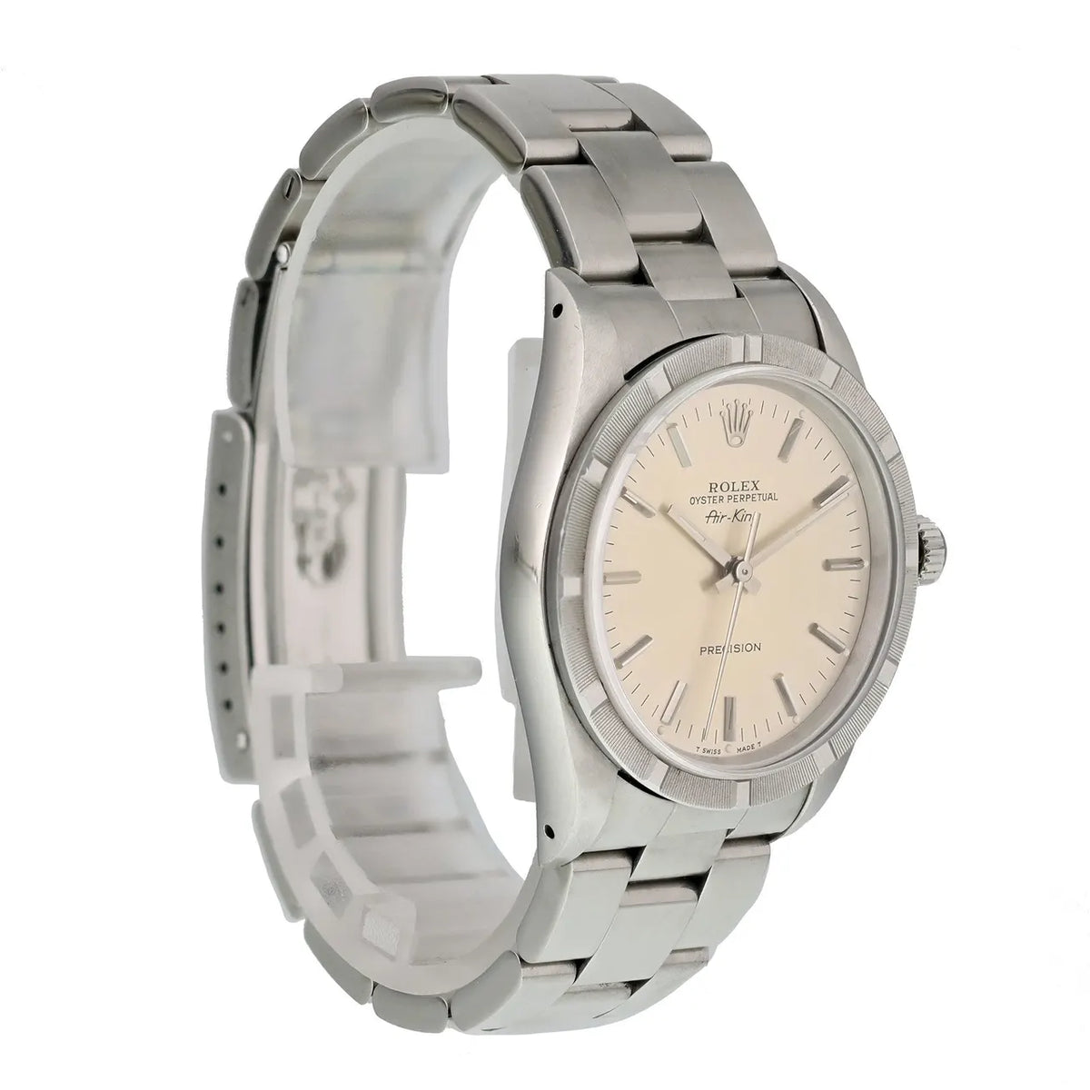 Rolex Air-King Silver Dial oyster - Hình 3