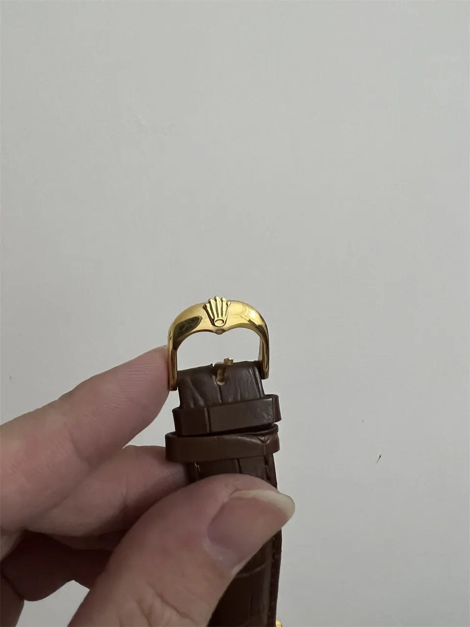 Rolex Gold Dress Watch White Dial - Hình 3