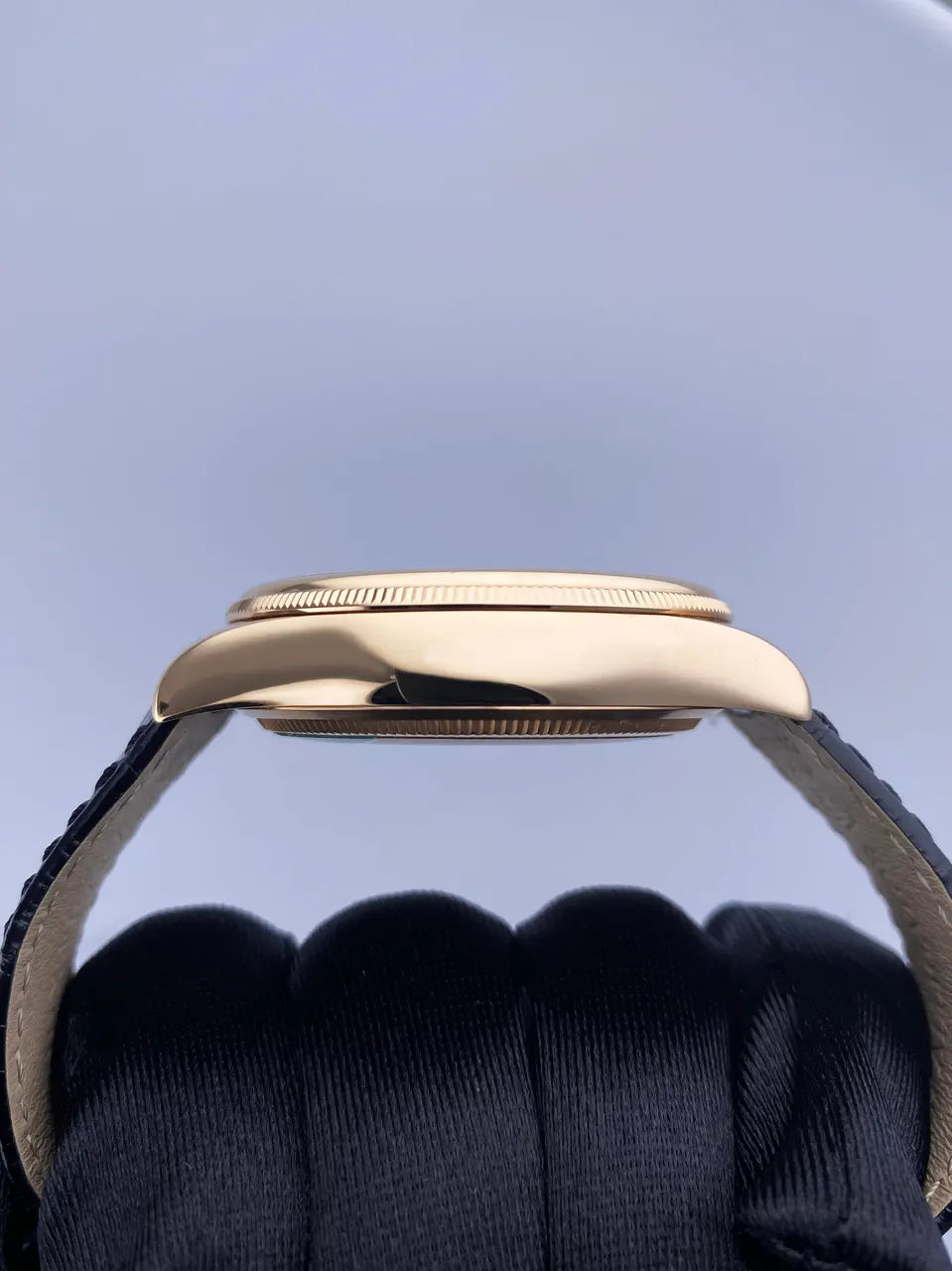 Rolex Cellini Black Rose Gold - Hình 5