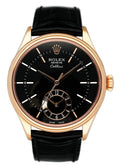 Rolex Cellini Black Rose Gold