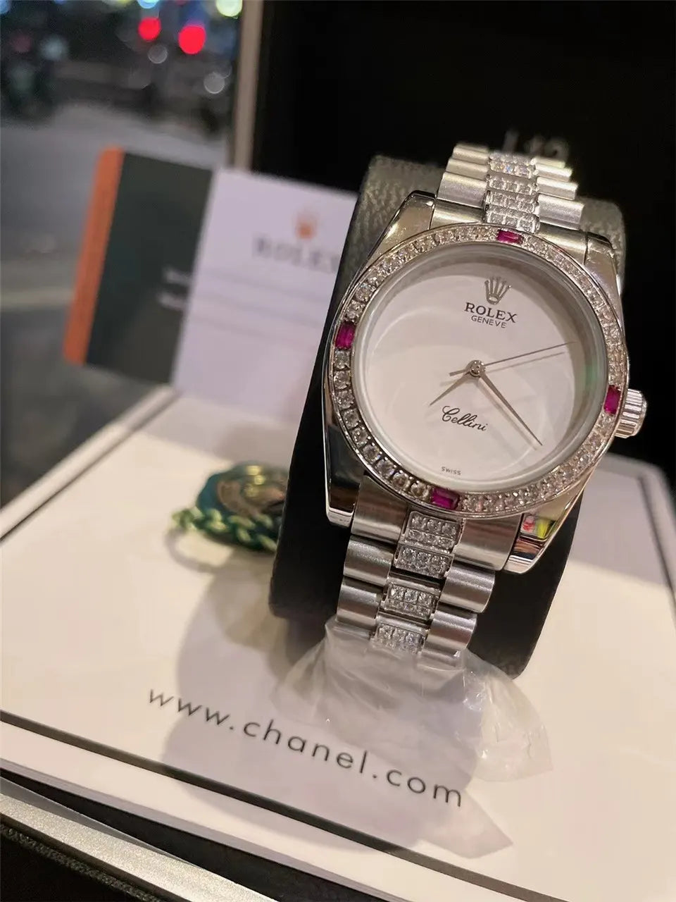 Rolex Cellini Diamond Ruby - Hình 8