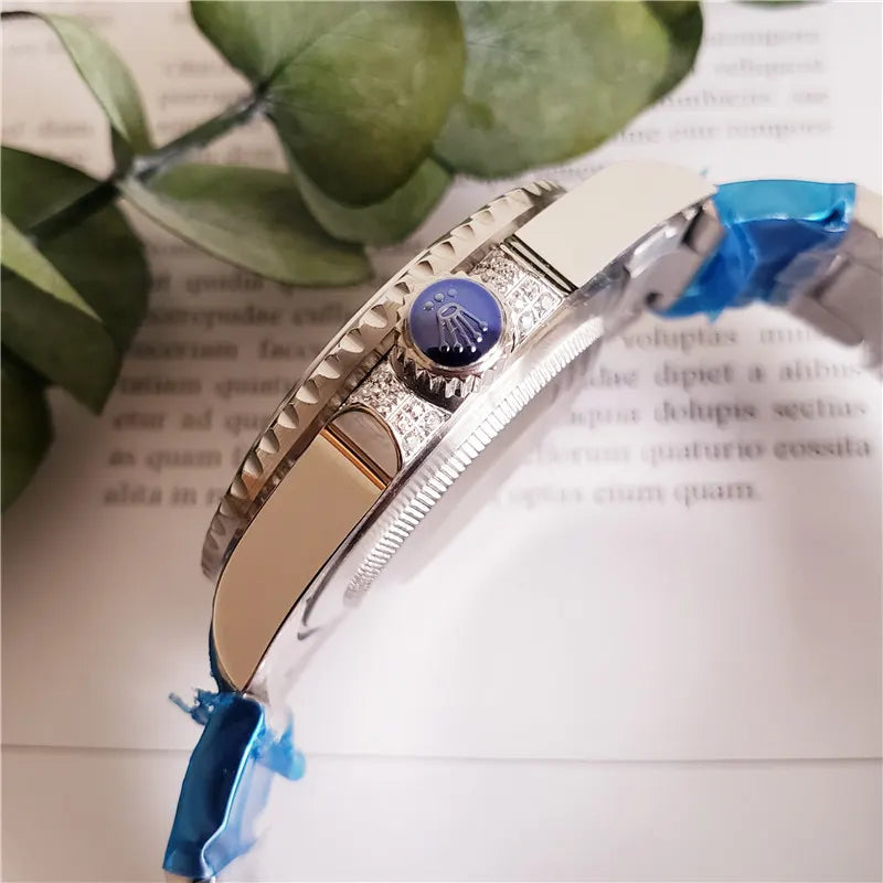 Rolex Gold Ruby Sapphire Bezel - Hình 7