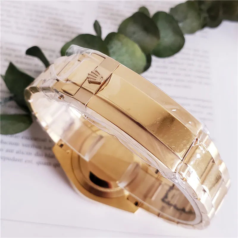 Rolex Gold Ruby Sapphire Bezel - Hình 6
