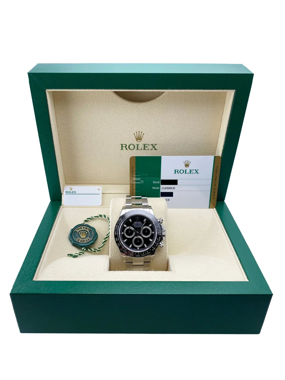 ice Rolex Daytona Steel Black Dial - Hình 2