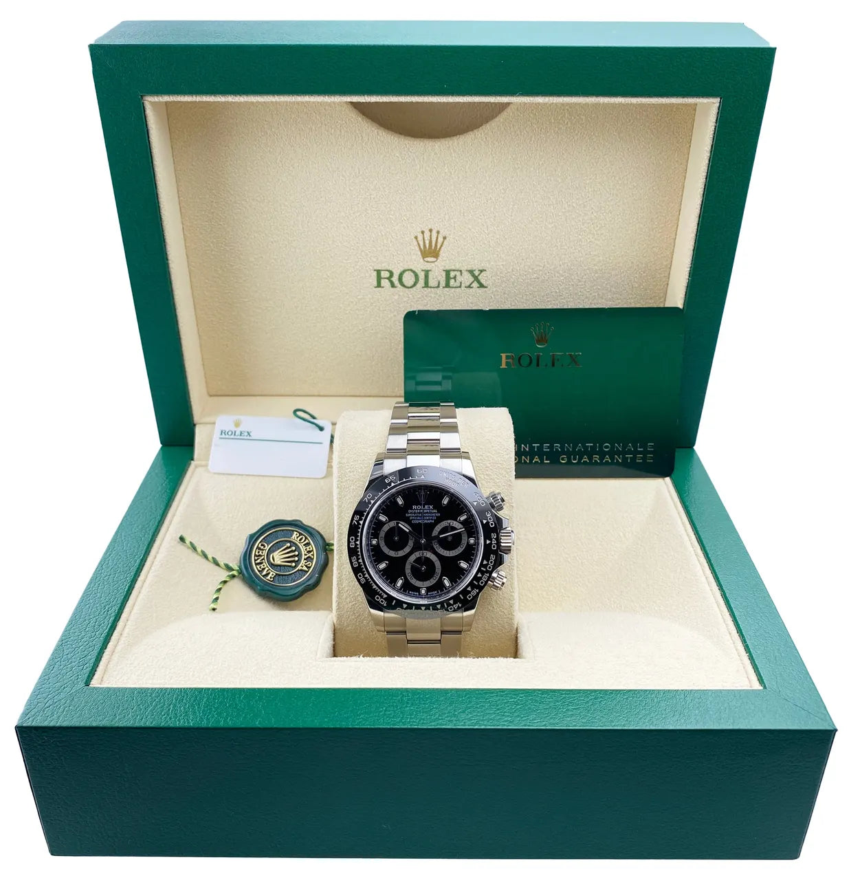 stainless Rolex Daytona Black Dial - Hình 2