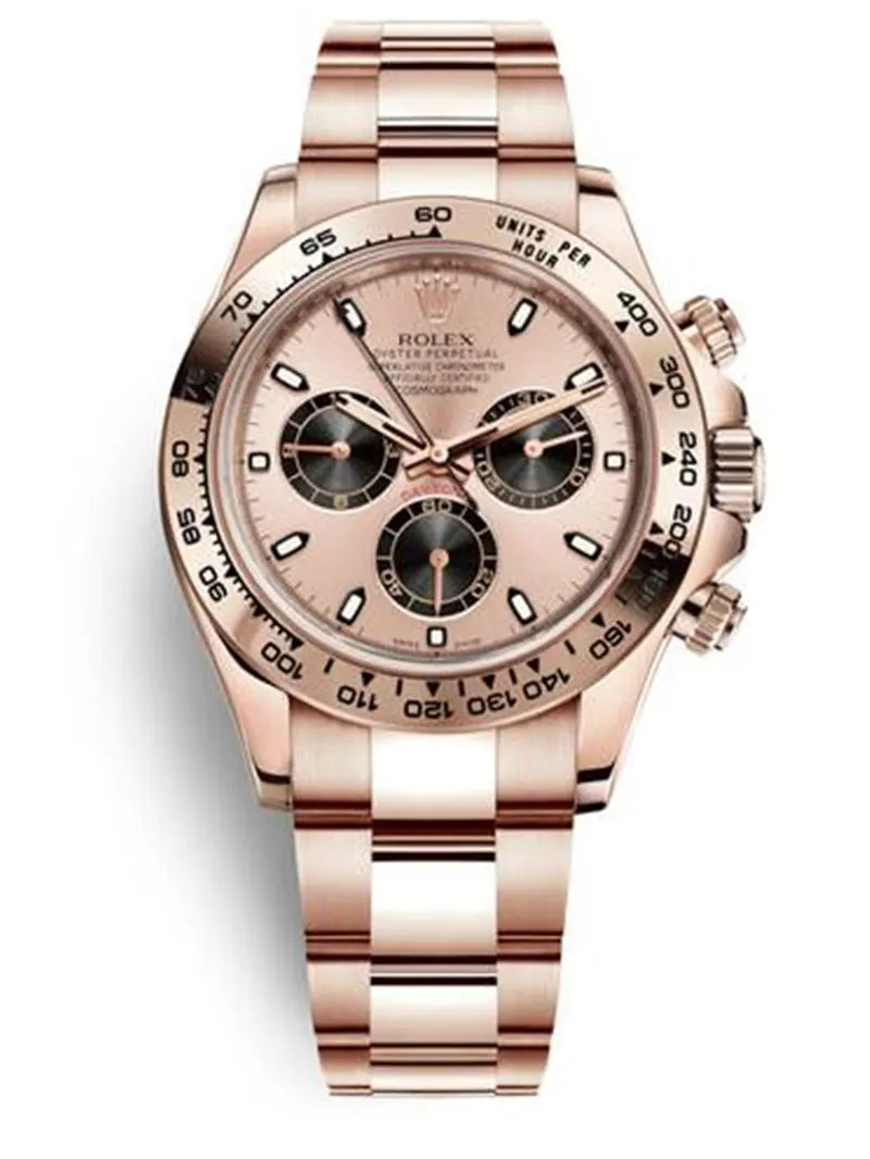 Rolex Daytona Rose Gold Black - Hình 3