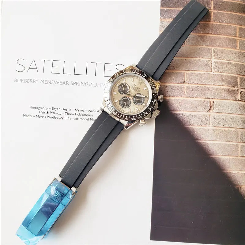 Daytona Silver Dial Rubber - Hình 7
