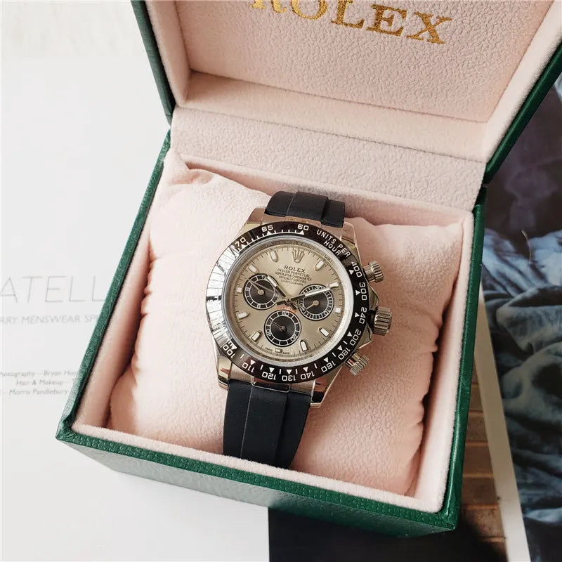 Daytona Silver Dial Rubber - Hình 5