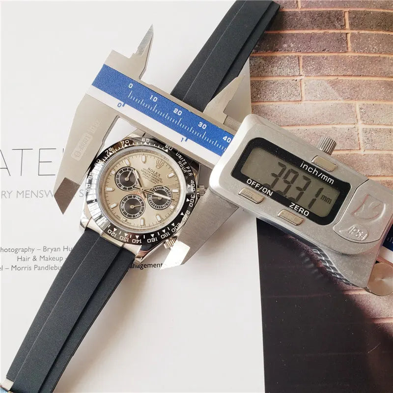 Daytona Silver Dial Rubber - Hình 2