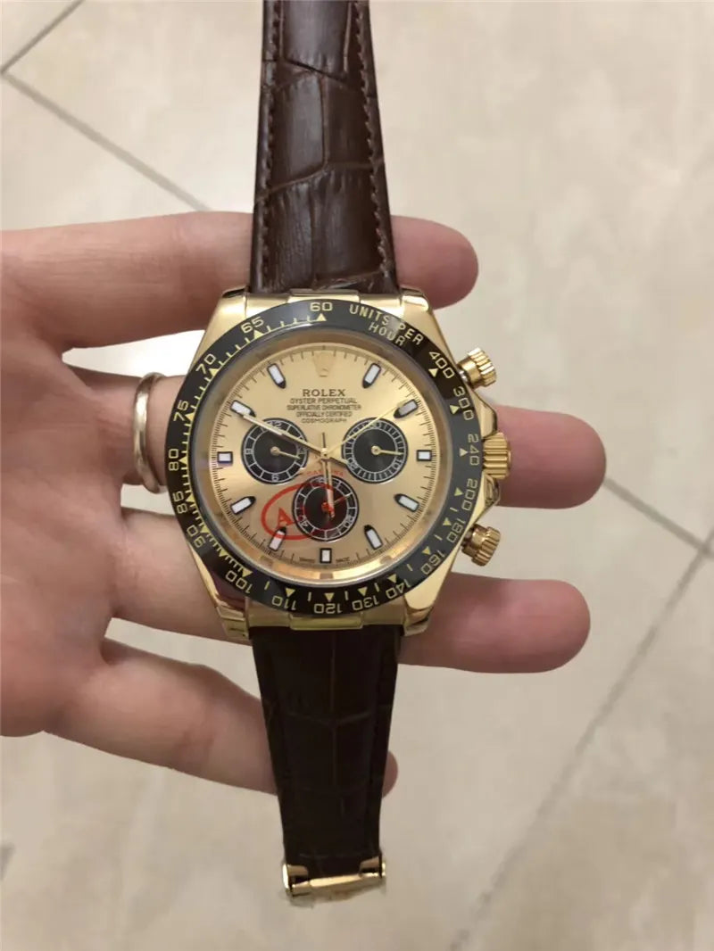 Daytona Gold Champagne Leather - Hình 2