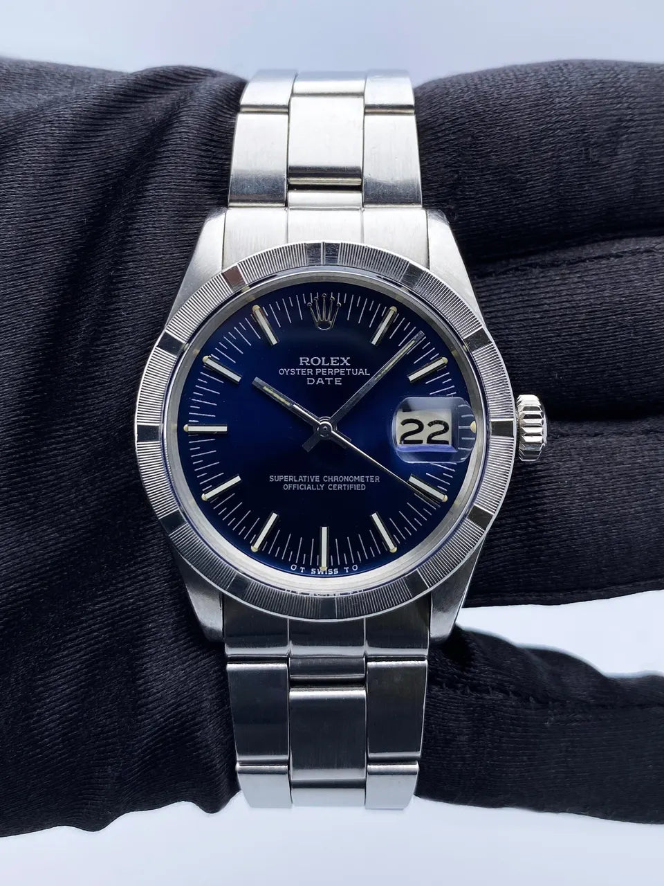 Rolex Blue Dial Date - Hình 2