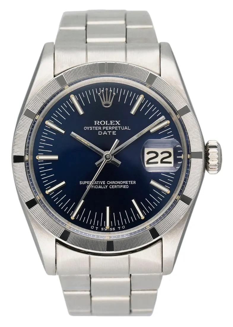 Rolex Blue Dial Date