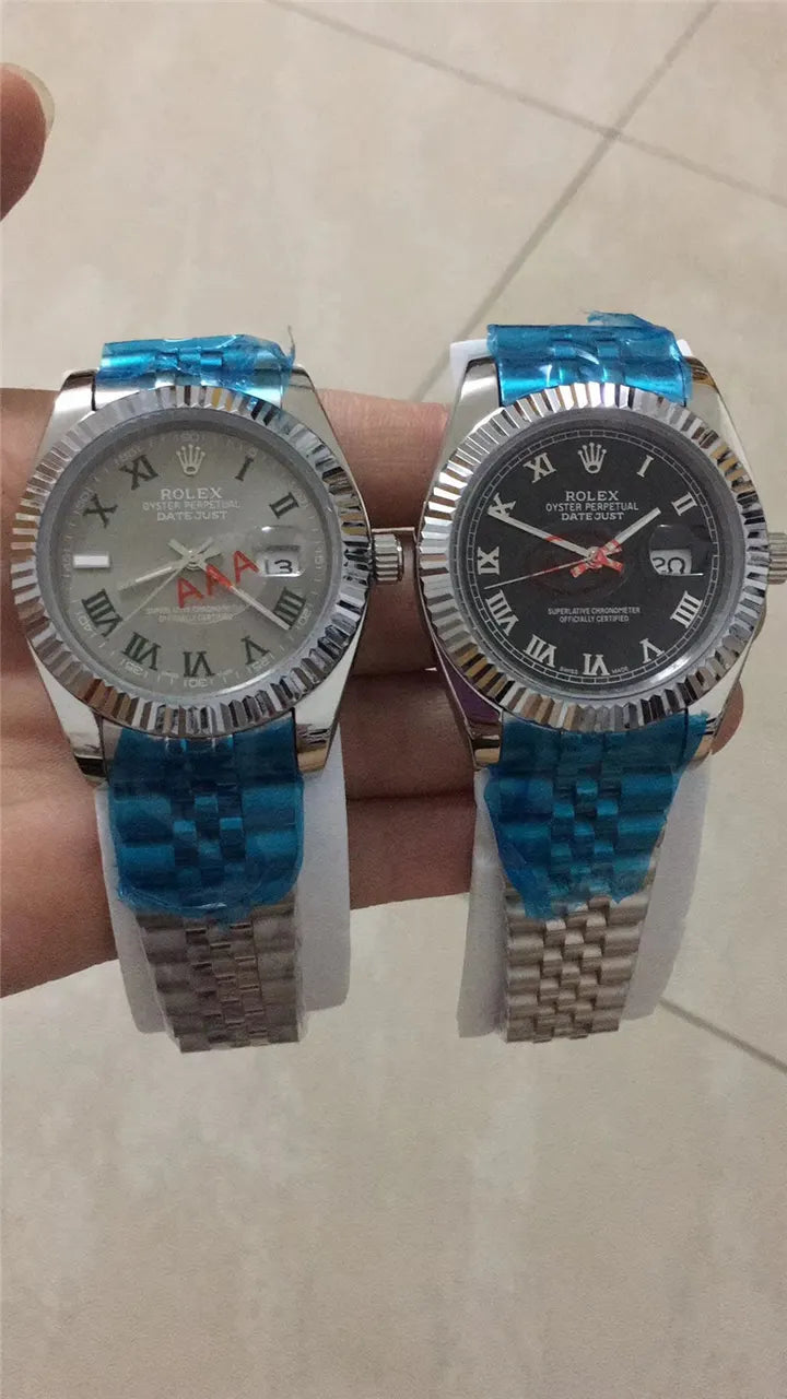 Rolex Datejust Slate Dial two - Hình 22
