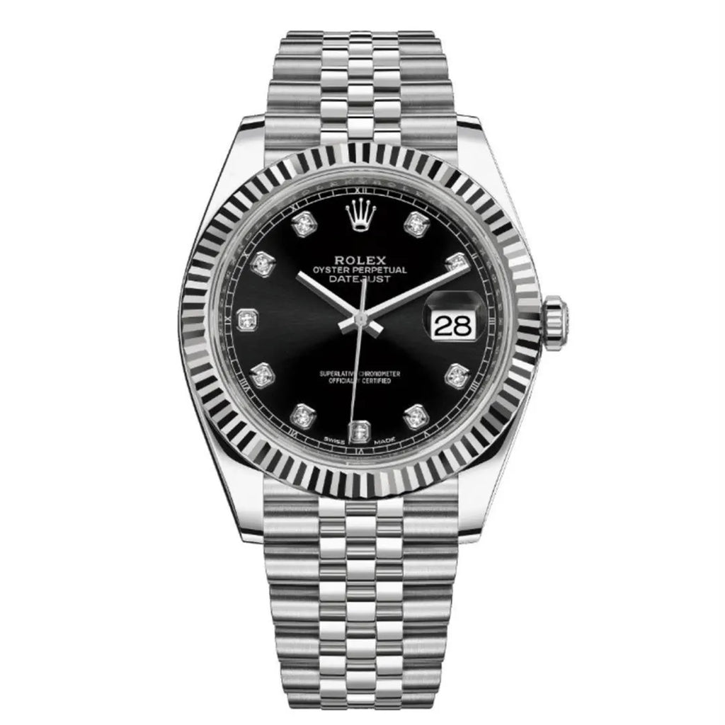 Rolex Datejust Slate Dial two - Hình 20
