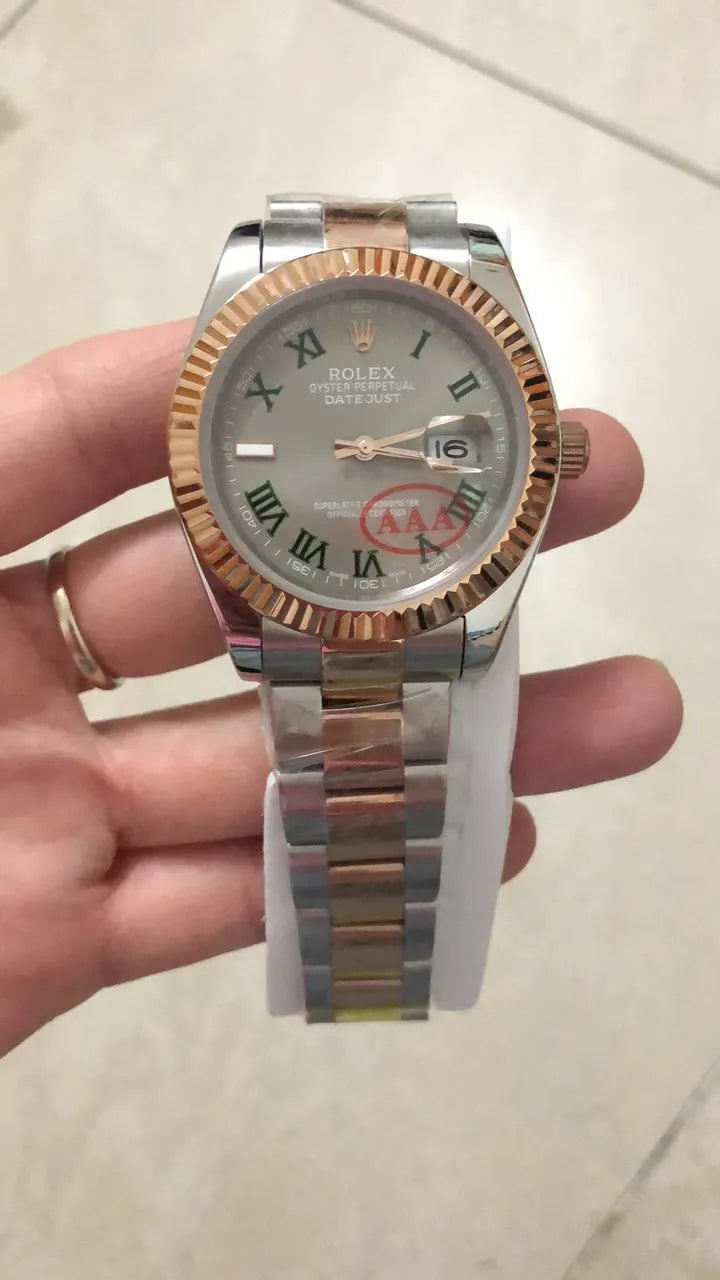 Rolex Datejust Slate Dial two - Hình 3