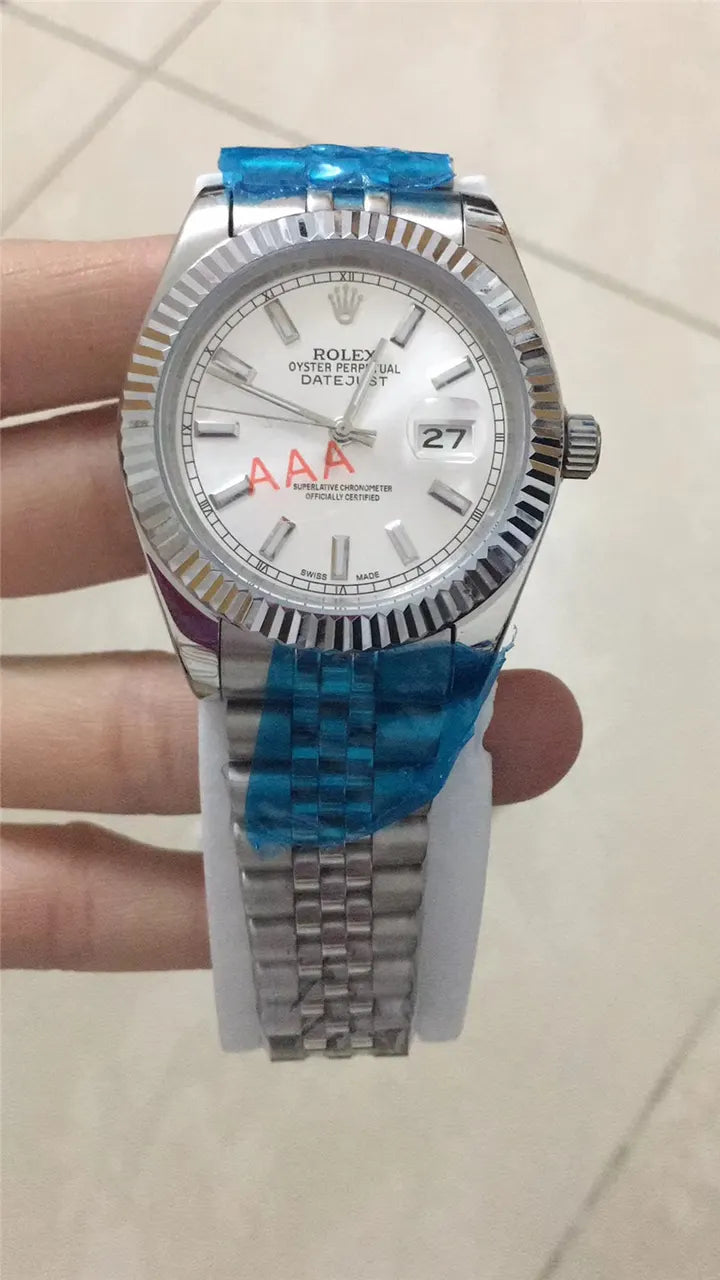 Rolex Datejust Slate Dial two - Hình 27