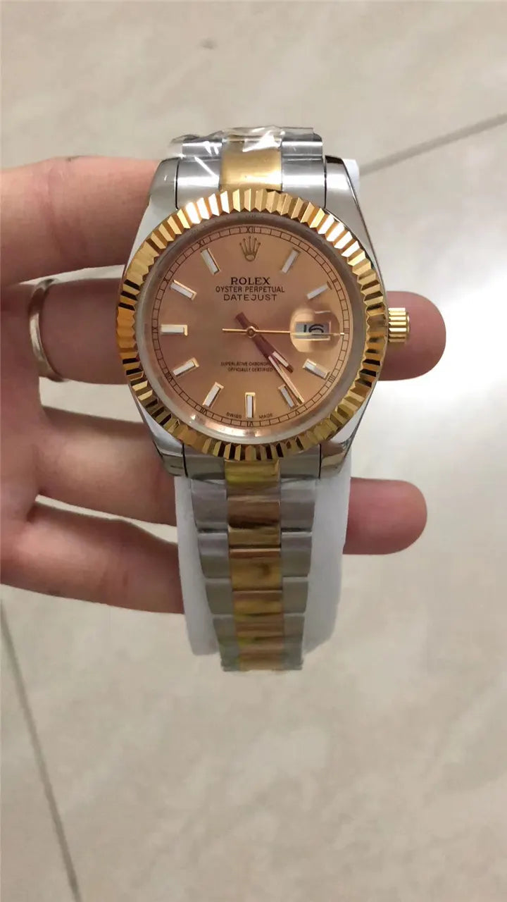 Rolex Datejust Slate Dial two - Hình 5