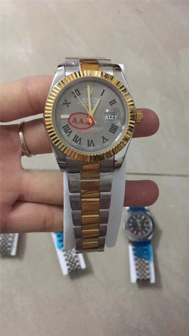 Rolex Datejust Slate Dial two - Hình 6