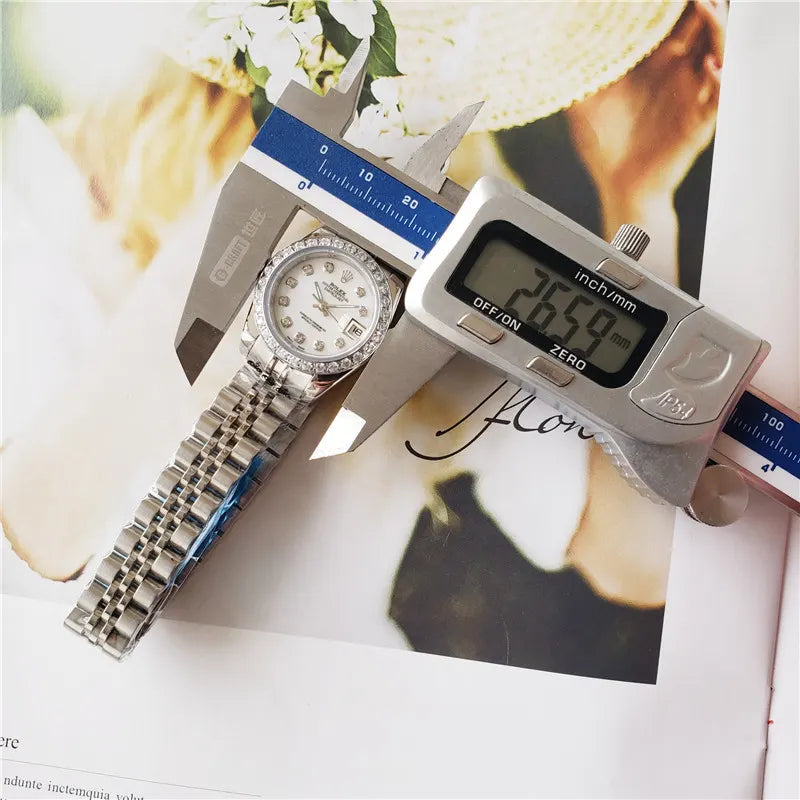 mother Rolex Datejust Diamond Bezel - Hình 3