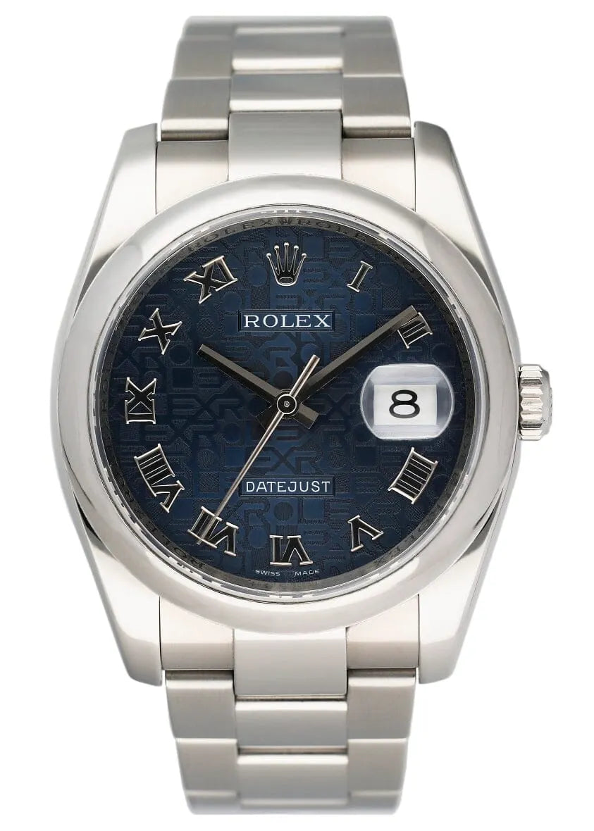 Rolex Datejust Steel Blue Motif
