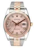 Rolex Datejust Pink Motif Dial