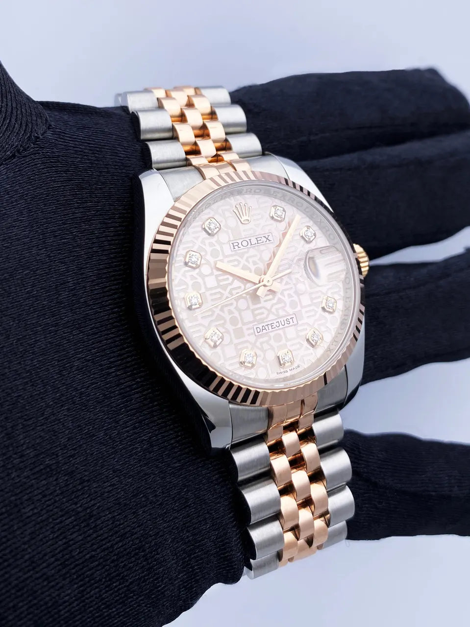 Rolex Datejust Pink Motif Dial - Hình 2