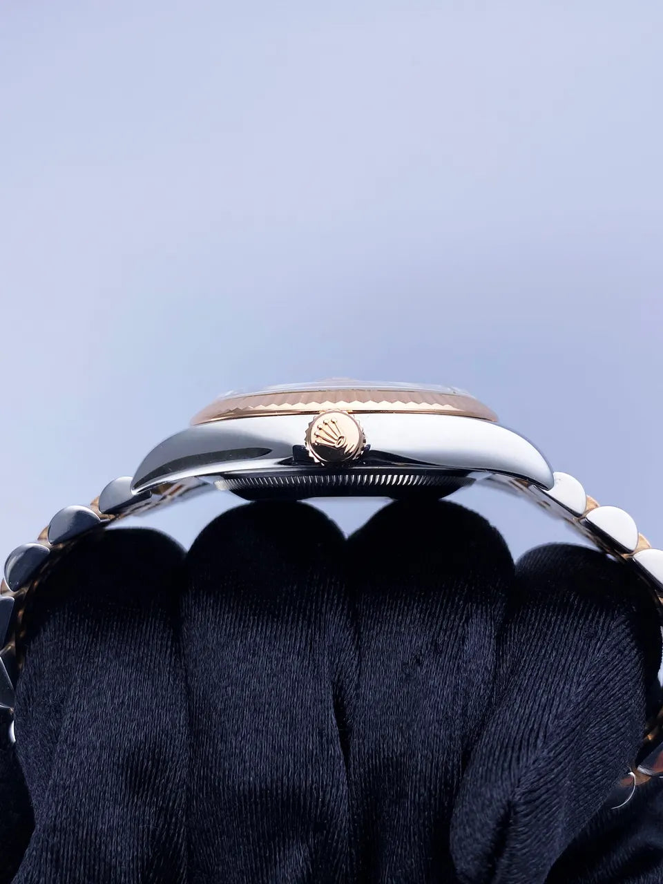 Rolex Rose Gold Black Dial - Hình 4